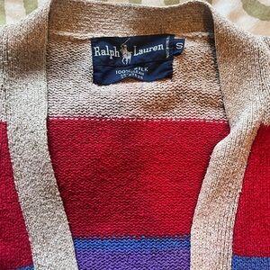 Vintage Ralph Lauren Colorblock Cardigan